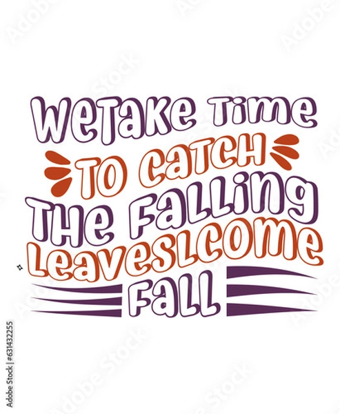 Fototapeta Autumn Vector, Elements and Craft Design.