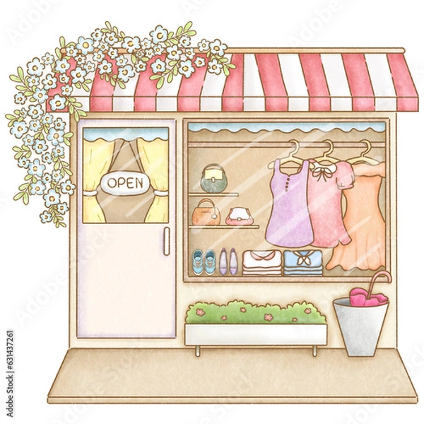 Obraz A clothing store