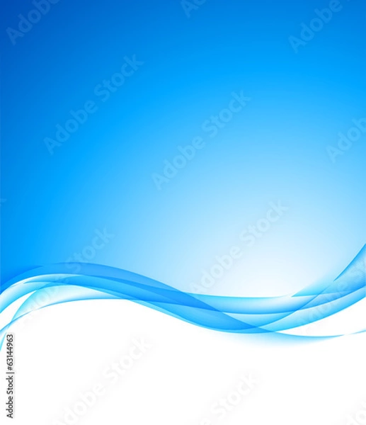 Fototapeta Abstract blue background