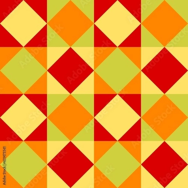 Obraz Rombs geometric abstract seamless pattern