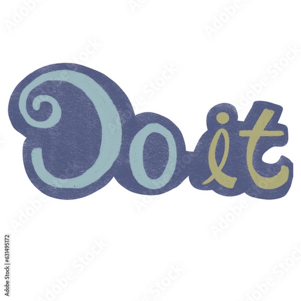 Fototapeta Cute front for digital note or decoration. It's hand writting on transparent backgound. High quality for printting.