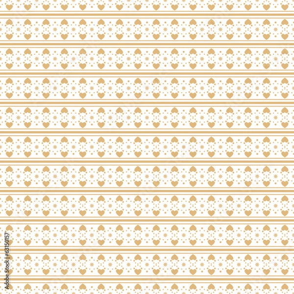 Obraz Seamless Hearts Pattern