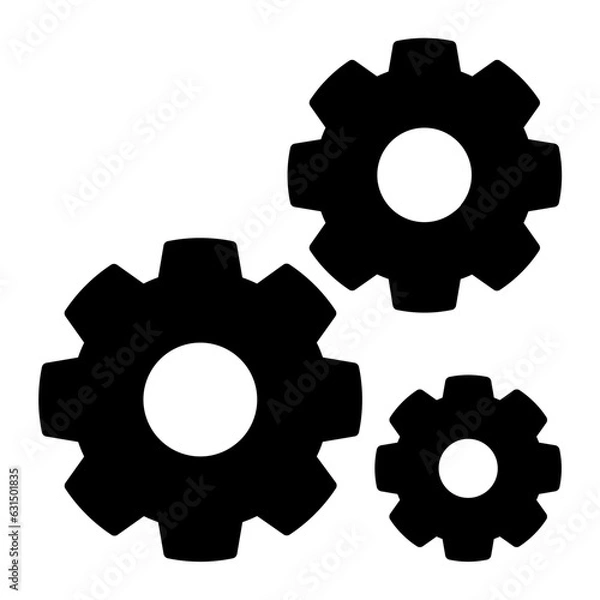 Fototapeta Engine Glyph Icon