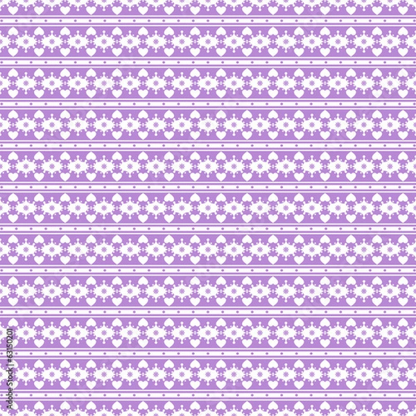 Obraz Seamless Hearts Pattern