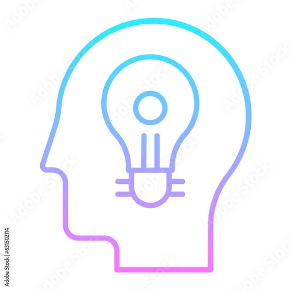 Fototapeta Invention Gradient Icon