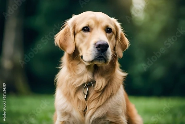 Obraz golden retriever portrait