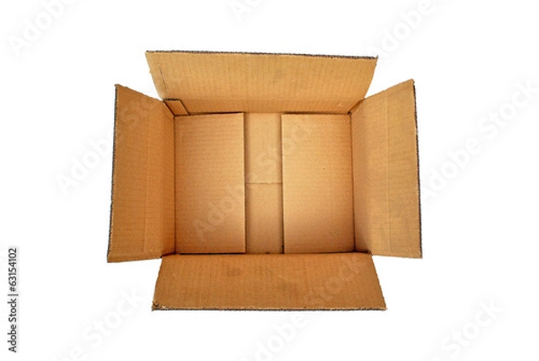 Obraz Open Cardboard Box