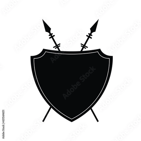 Obraz best shield icon vector collection