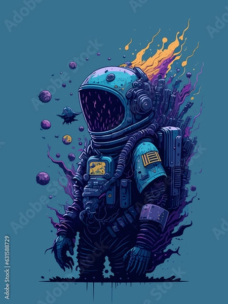 Obraz animal astronaut