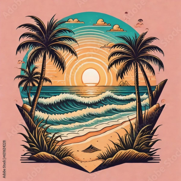 Fototapeta beach background