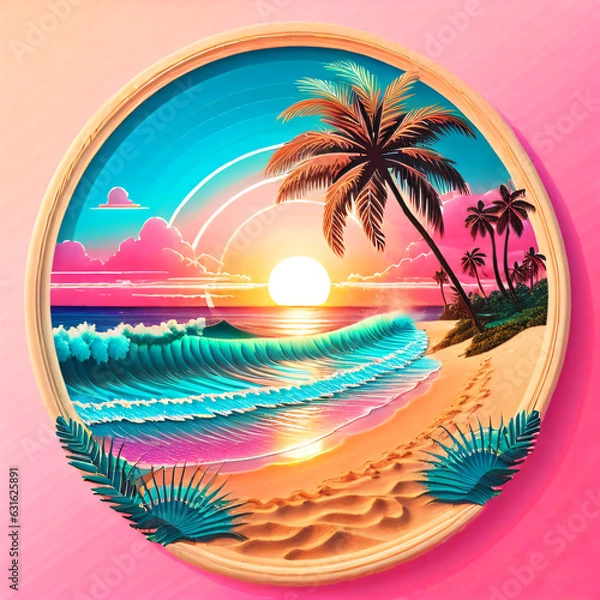 Fototapeta tree on the beach