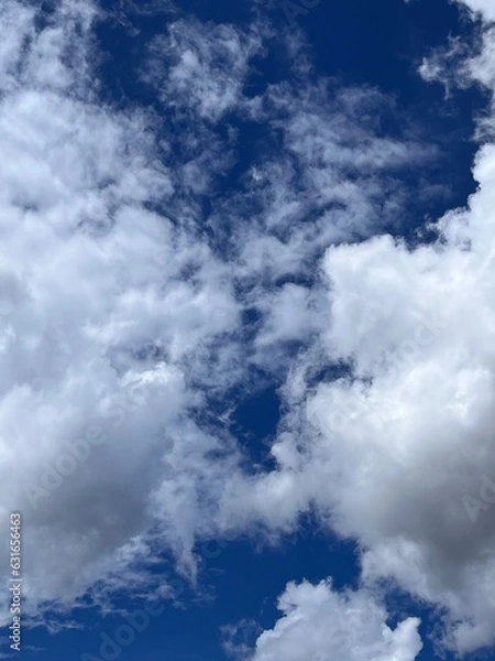 Obraz blue sky with clouds