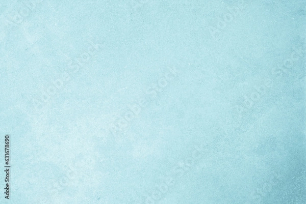 Fototapeta Blue concrete stone texture for background in summer wallpaper. Cement and sand wall of tone vintage. Concrete abstract wall of light cyan color.