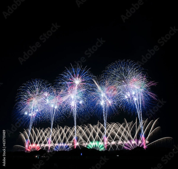 Fototapeta 坂田花火大会ー1