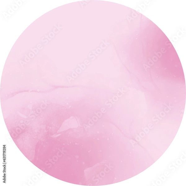 Fototapeta Pastel abstract alcohol ink circle background