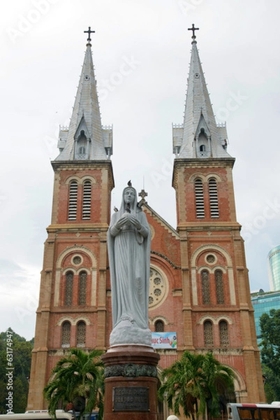 Fototapeta cathédrale de saigon