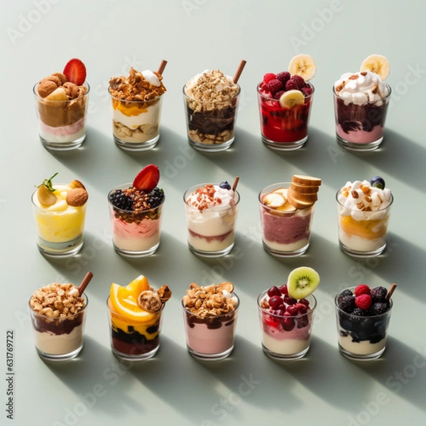 Obraz たくさんのパフェの画像
