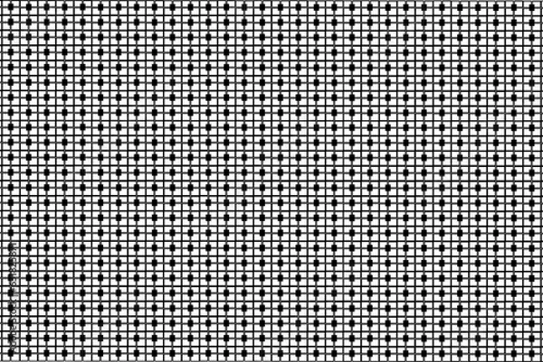 Fototapeta Black grid pattern on white background.