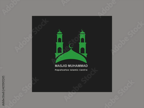 Obraz illustration of mosque