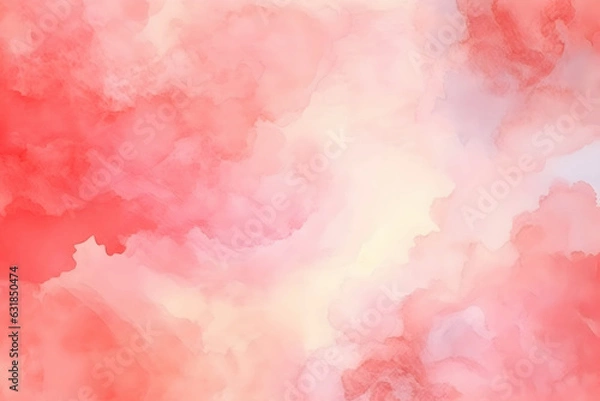 Obraz Red abstract watercolor background