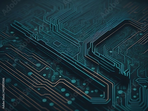 Obraz circuit board background