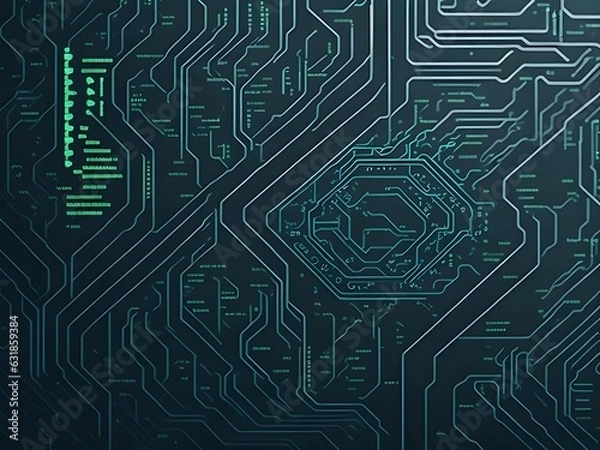 Obraz circuit board background