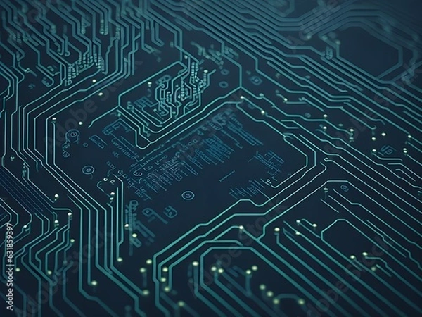 Obraz circuit board background