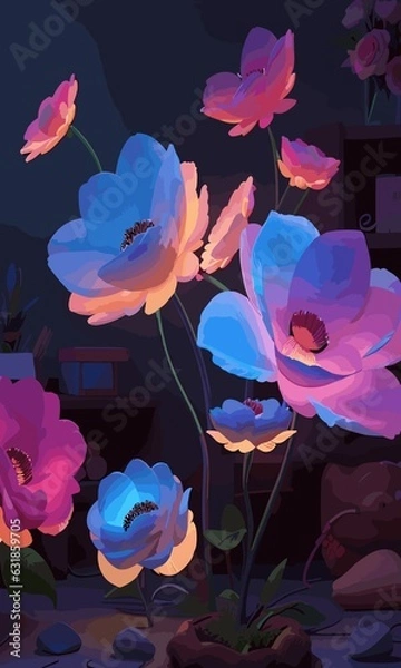 Obraz flower in water