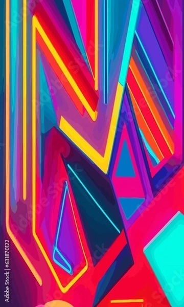 Fototapeta abstract background with lines