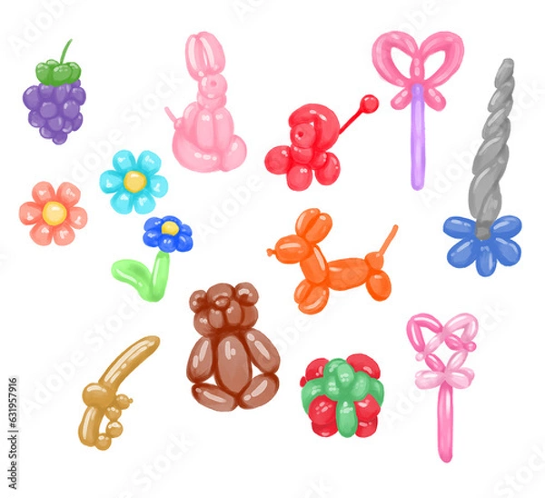 Obraz バルーンイラスト