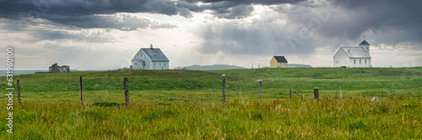 Obraz Flatey Island Iceland landscape