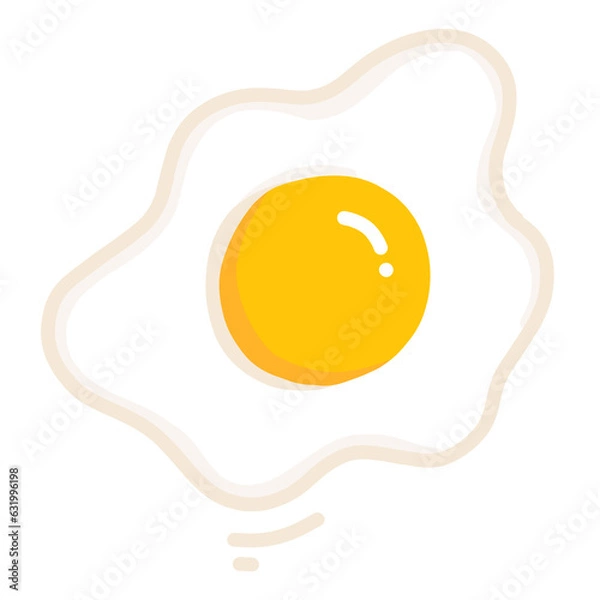 Obraz fried egg illustration