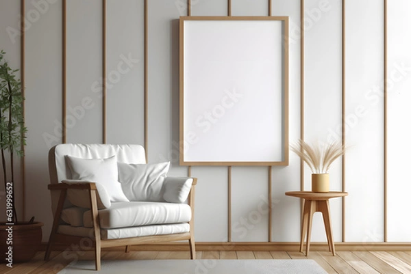 Fototapeta Frame Mockup - Subtle Sophistication, generative ai