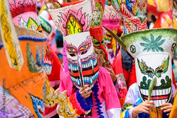 Obraz Phi Ta Khon ghost festival in Thailand.