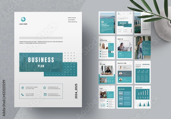 Fototapeta Business Plan Template
