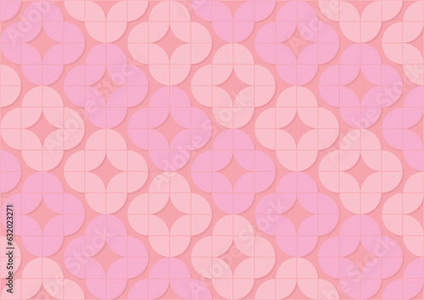 Obraz seamless pattern background with pink flowers