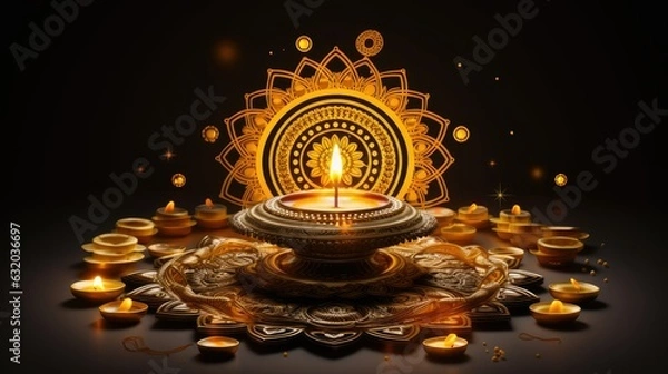 Obraz Diwali banner background 