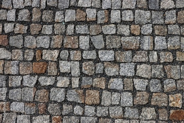 Obraz walkway granite pavement graphic source texture