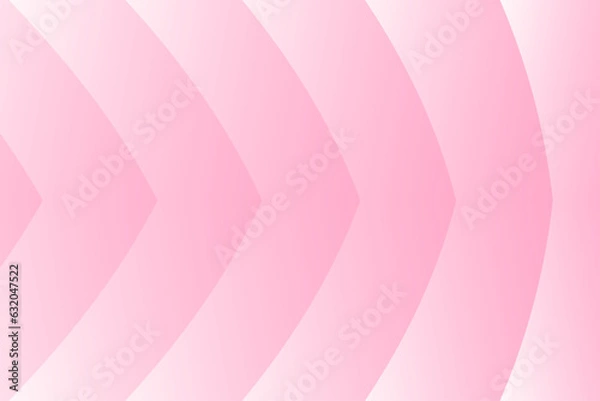 Fototapeta Vector illustration pink wave seamless pattern,Soft gradient pastel waves,Abtract pink shell style