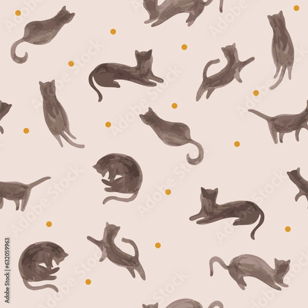 Obraz seamless pattern with cats