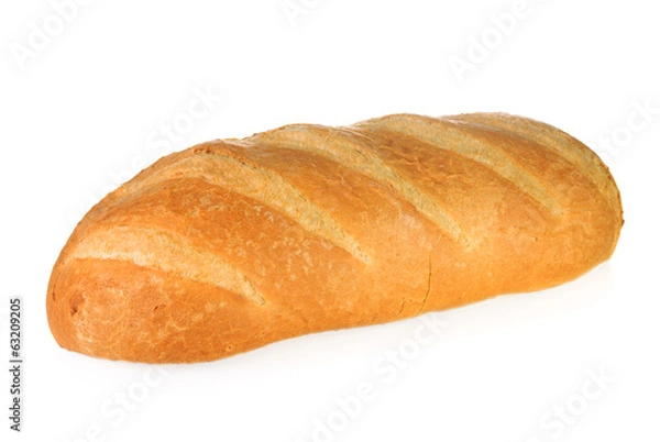 Obraz Crusty white bloomer bread