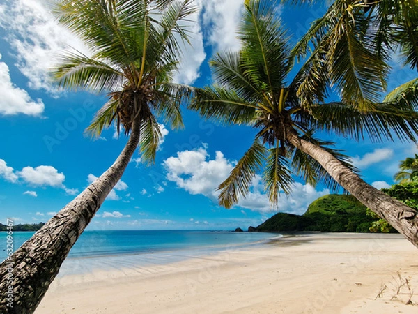 Obraz Exotic beach in Fiji 