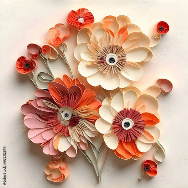 Obraz abstract floral background
