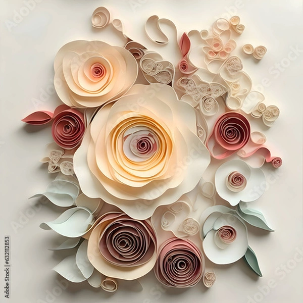 Obraz background with roses
