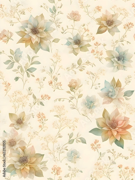 Obraz seamless pattern with flowers