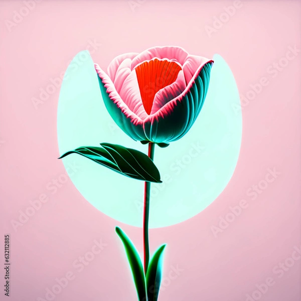 Obraz pink tulip flower