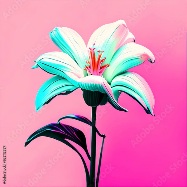 Obraz white lily flower 