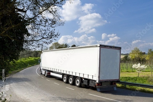 Obraz camion in viaggio