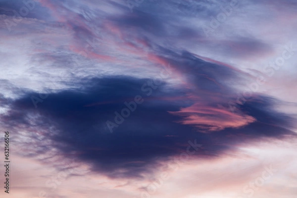 Fototapeta Sunset clouds in the sky