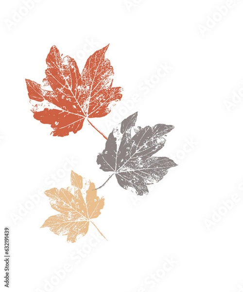Fototapeta Herbstbl√§tter fallende Bl√§tter Herbst. Vektor Laub.